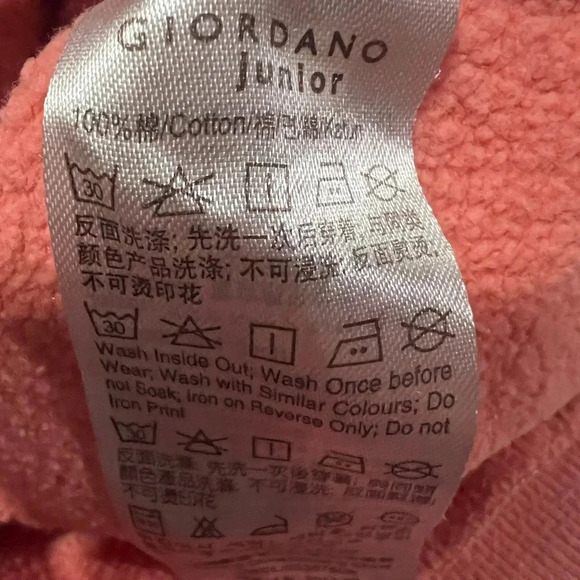 Giordano Junior Pink Penguin Pullover Girls size 10 - Picture 3 of 4